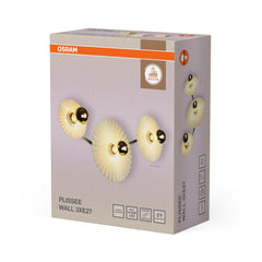 4058075852013 - Nástěnné svítidlo Decor Plisse, 3×E27, béžové - Nástěnné svítidlo - LEDVANCE e - shop
