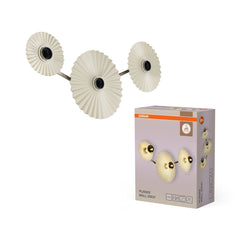 4058075852013 - Nástěnné svítidlo Decor Plisse, 3×E27, béžové - Nástěnné svítidlo - LEDVANCE e - shop
