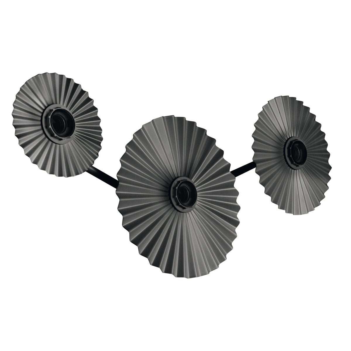 4058075852037 - Nástěnné svítidlo Decor Plisse, 3×E27, tmavě šedé - Nástěnné svítidlo - LEDVANCE e - shop