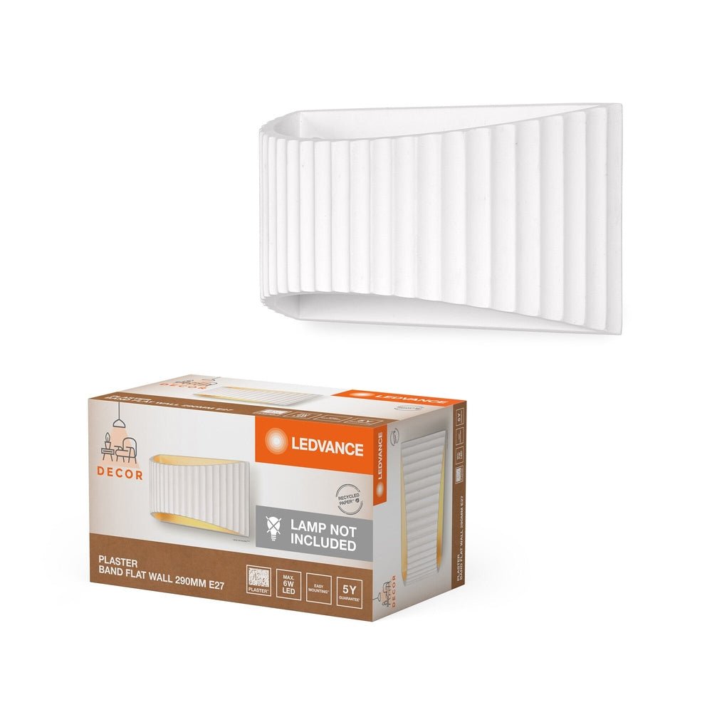 Nástěnné svítidlo E27 PLASTER BAND FLAT WALL 290mm