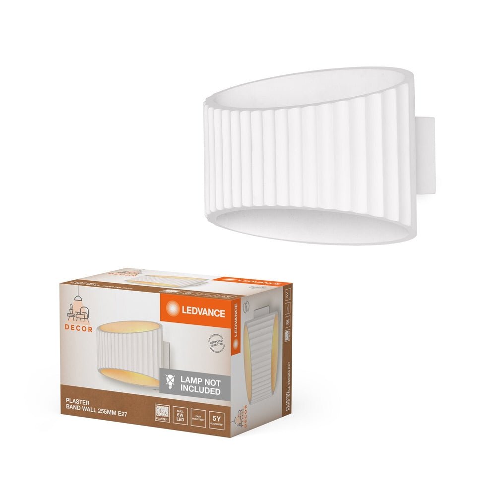 Nástěnné svítidlo E27 PLASTER BAND WALL 255mm
