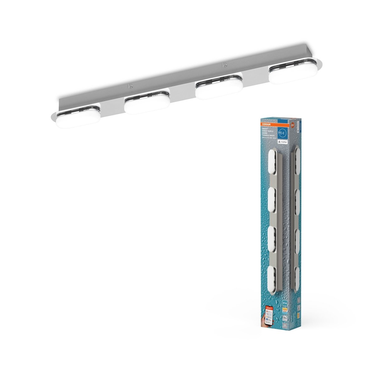 4099854473081 - Nástěnné svítidlo Matter Orbis Duplo IP44 580mm, Laditelná Bílá - Stropní svítidlo - Czechia LEDVANCE e - shop