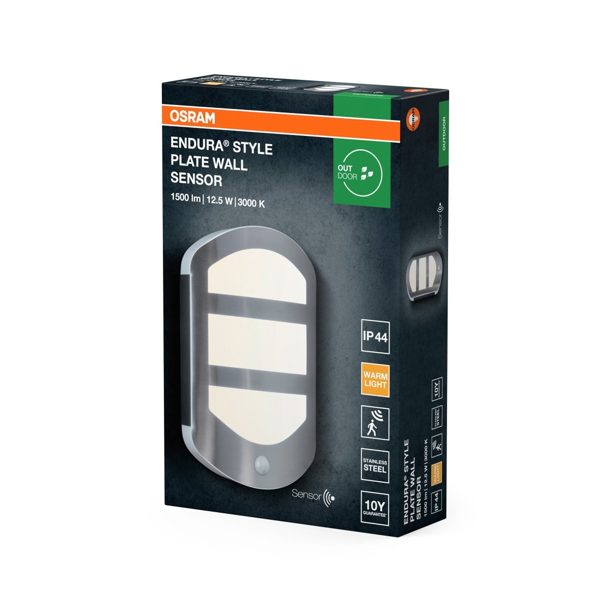 4099854461675 - Ocelové venkovní dekorativní svítido 12,50 W Teplá bílá 60 mm - Venkovní dekorativní svítidlo - LEDVANCE e - shop
