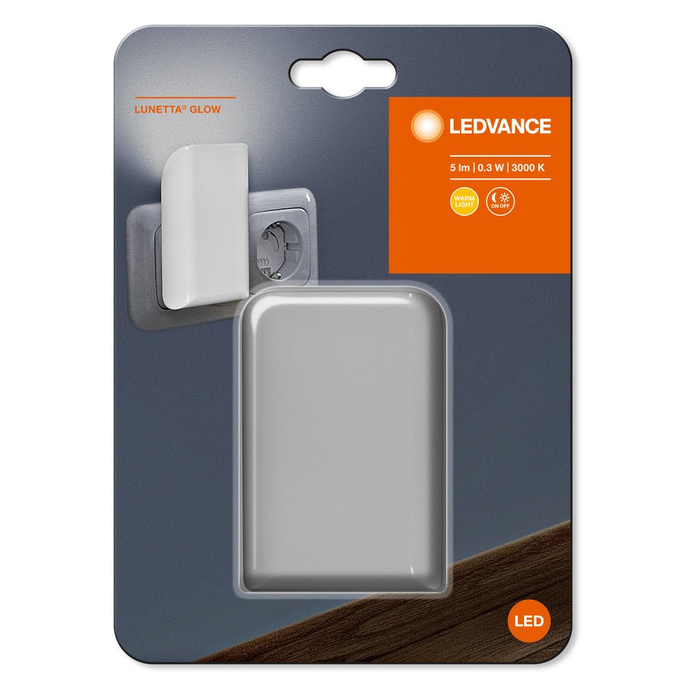 4058075266766 - Orientační dětské noční LED světlo do zásuvky LUNETTA GLOW - Orientační svítidlo - LEDVANCE e - shop