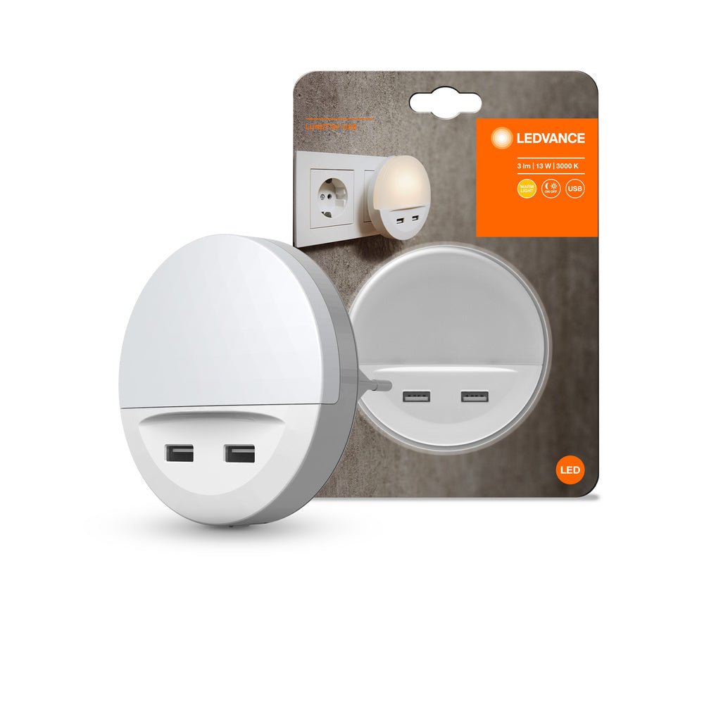 4058075266902 - Orientační dětské noční LED světlo do zásuvky LUNETTA USB - Orientační svítidlo - LEDVANCE e - shop