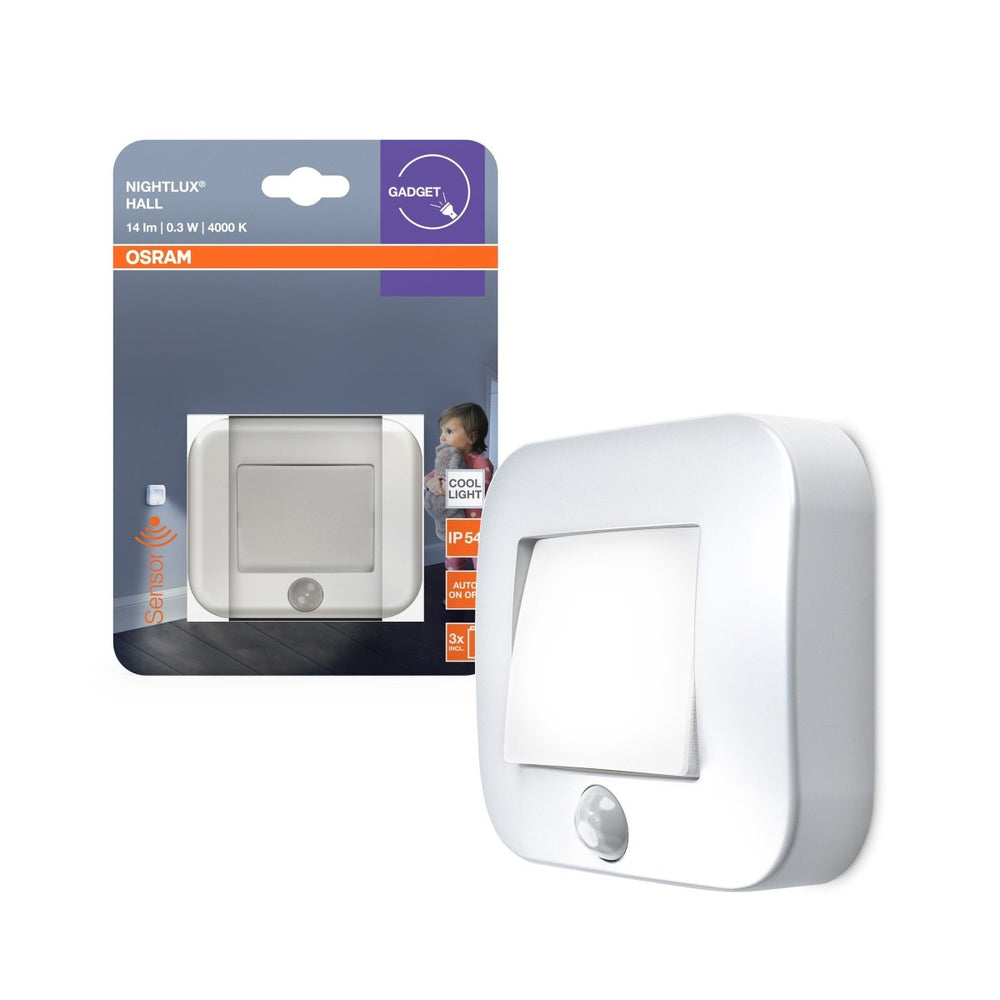 Orientační dětské noční LED světlo na baterie NIGHTLUX, bílé OSRAM