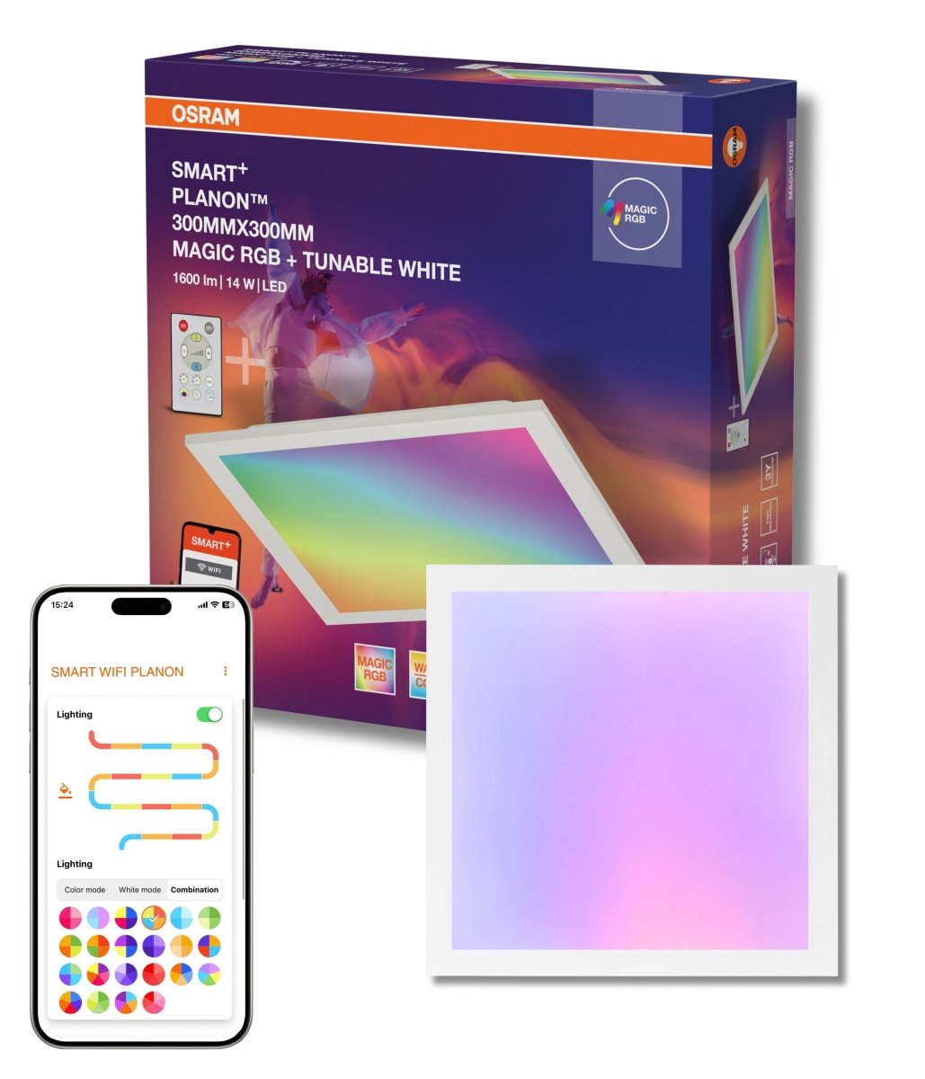 4099854472053 - Panel Wifi Planon Magic 300x300mm, RGB+Laditelná Bílá - Panel - Czechia LEDVANCE e - shop