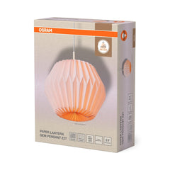 4058075847163 - Papírové závěsné svítidlo Paper Lantern Gem, 1x E27, Bílé - Czechia LEDVANCE e - shop