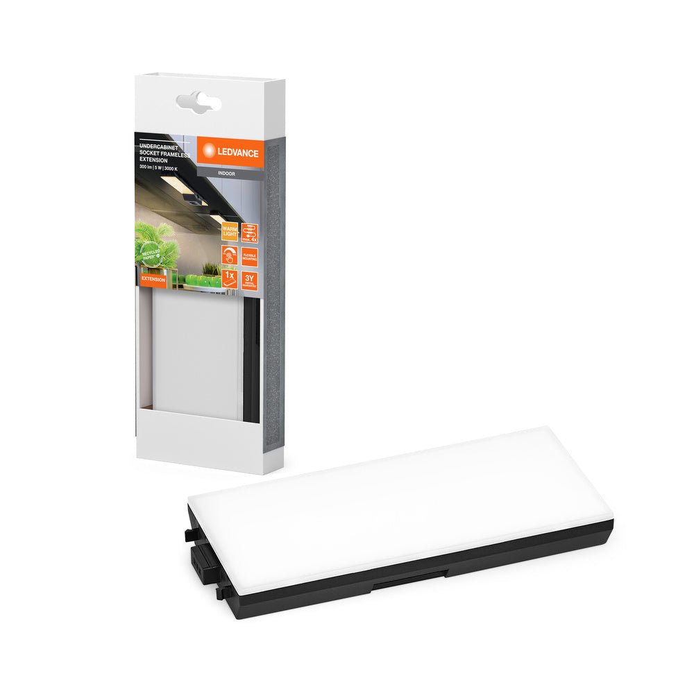 4058075842786 - Podlinkové prodloužení svítidla černé 5W FRAMELESS, teplá bílá - Podlinkové svítidlo - LEDVANCE e - shop