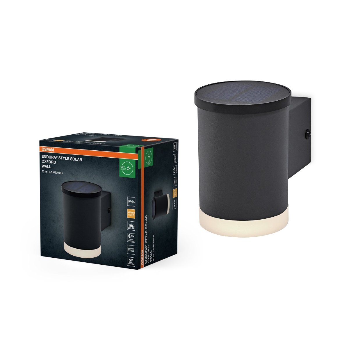 4099854455834 - Příjezdové solární svítidlo 0,50 W Teplá bílá 81 mm - Solární - LEDVANCE e - shop