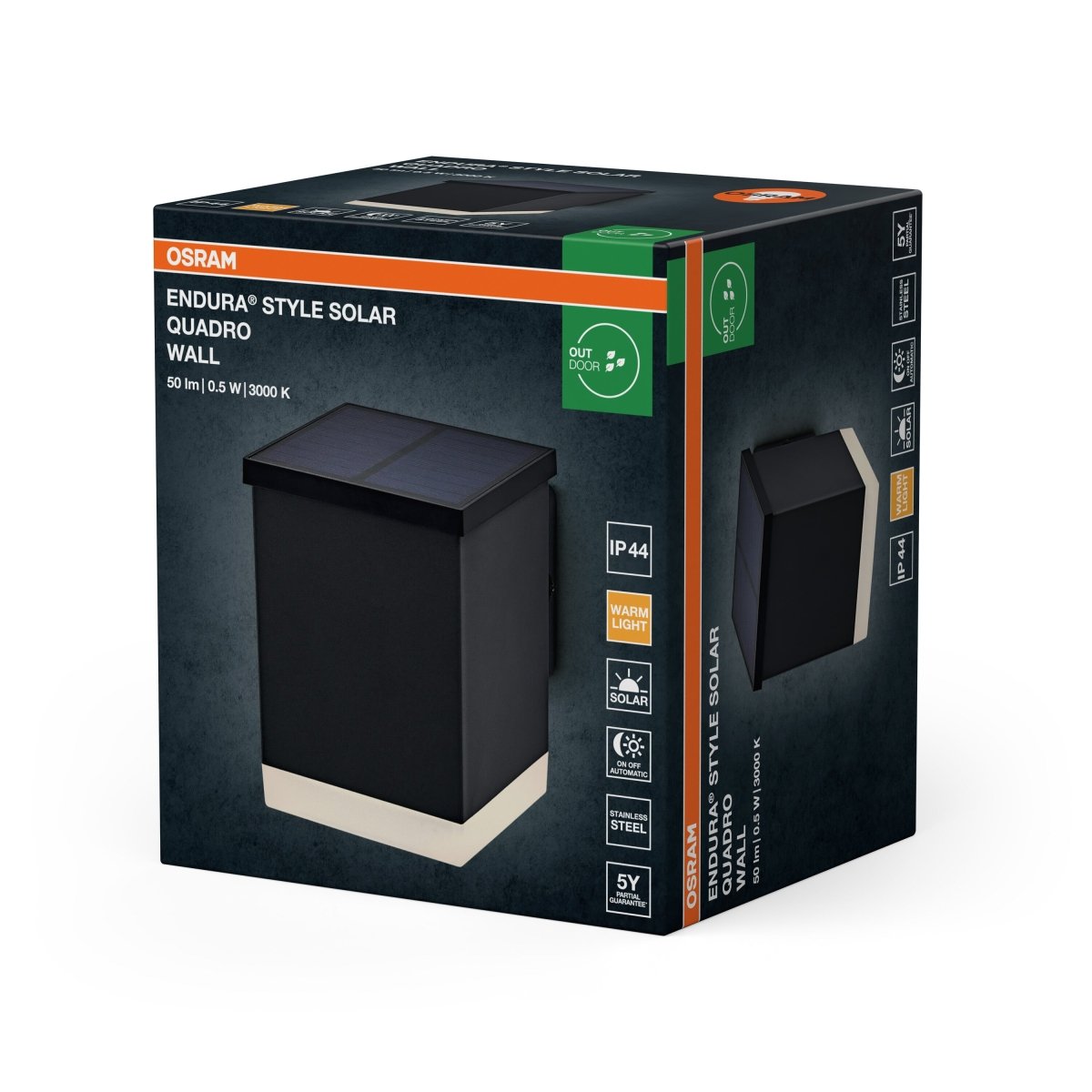 4099854455810 - Příjezdové solární svítidlo 0,50 W Teplá bílá 85 mm - Solární - LEDVANCE e - shop