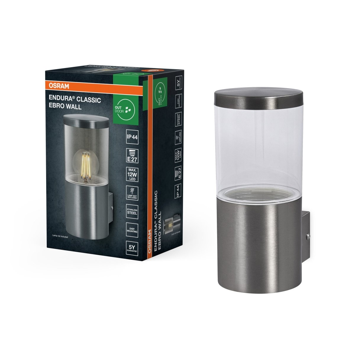 4099854446658 - Příjezdové venkovní dekorativní svítido 101 mm NEREZ - Venkovní dekorativní svítidlo - LEDVANCE e - shop