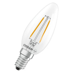 4099854466137 - Průhledná LED svíčková žárovka E14 1,5 W CLASSIC B, teplá bílá OSRAM - Žárovka - LEDVANCE e - shop