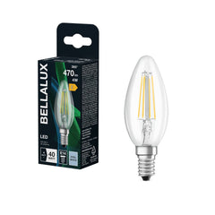 4058075592292 - Průhledná LED žárovka svíčková E14 4W CLASSIC B, studená bílá - Žárovka - LEDVANCE e - shop