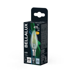 4058075592292 - Průhledná LED žárovka svíčková E14 4W CLASSIC B, studená bílá - Žárovka - LEDVANCE e - shop