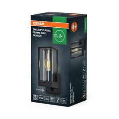 4099854415654 - Rámované nástěnné svítidlo Endura Classic se senzorem, E27, IP54, tmavě šedé - Venkovní dekorativní svítidlo - LEDVANCE e - shop