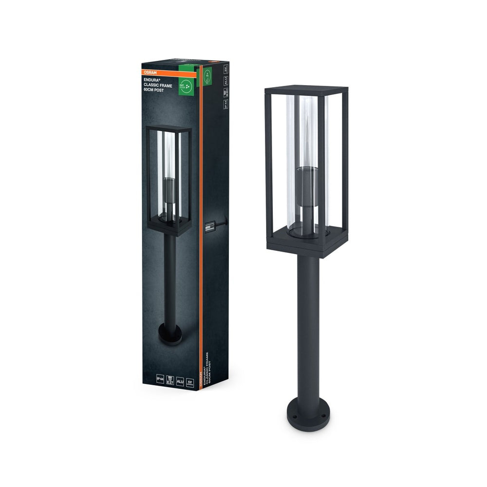Rámované svítidlo Endura Classic Post, 60 cm, E27