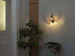 4058075847262 - Ratanové nástěnné svítidlo Rattan Lotus, 1x E27, Hnědé - Czechia LEDVANCE e - shop