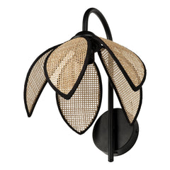 4058075847262 - Ratanové nástěnné svítidlo Rattan Lotus, 1x E27, Hnědé - Czechia LEDVANCE e - shop