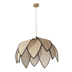 4058075847224 - Ratanové závěsné svítidlo Rattan Lotus 670mm, 1x E27, Hnědé - Czechia LEDVANCE e - shop