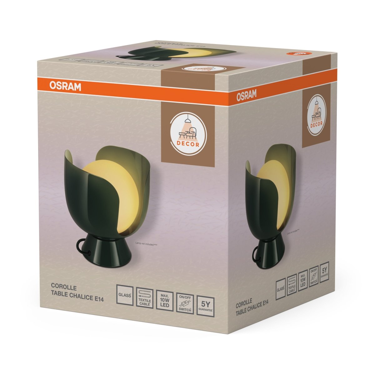 4058075851764 - Retro stolní lampička Chalice Zelená - Stojací lampa - Czechia LEDVANCE e - shop