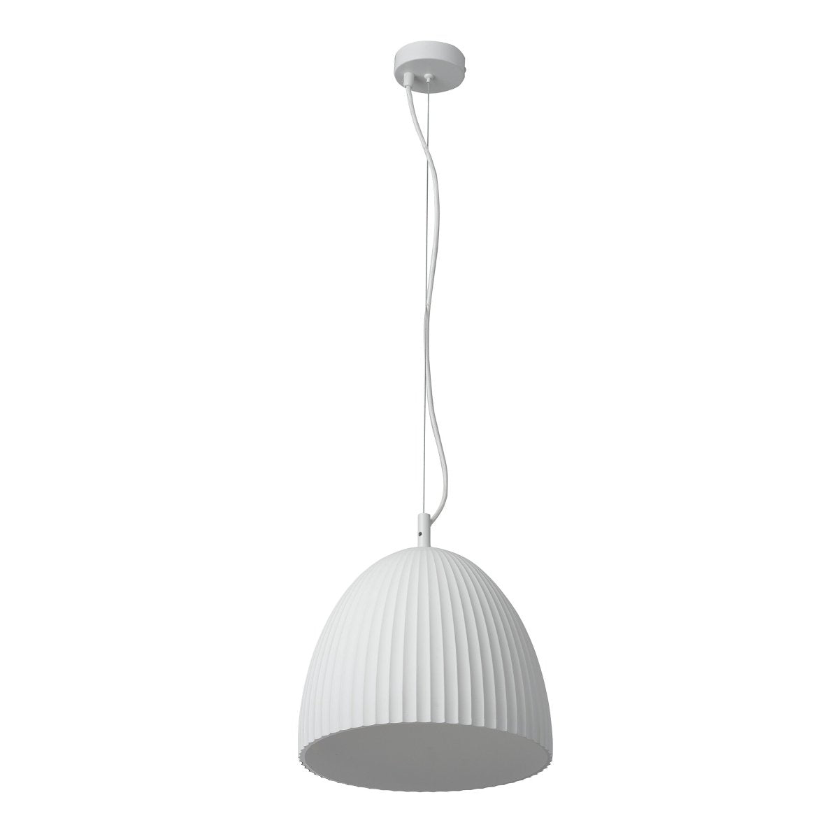 4058075848443 - Sádrové závěsné svítidlo Plaster Routes Bell, 1x E27, Bílé - Czechia LEDVANCE e - shop