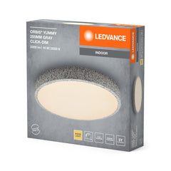 4099854283864 - Šedé LED stropní svítidlo 285 mm ORBIS, teplá bílá - Stropní svítidlo - LEDVANCE e - shop