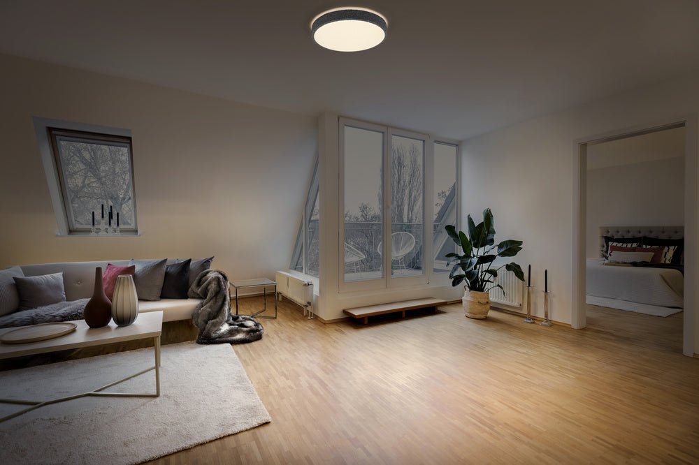 4099854283864 - Šedé LED stropní svítidlo 285 mm ORBIS, teplá bílá - Stropní svítidlo - LEDVANCE e - shop