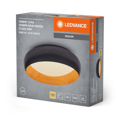 4099854284083 - Šedé LED stropní svítidlo 300 mm LIVIA, teplá bílá - Stropní svítidlo - LEDVANCE e - shop