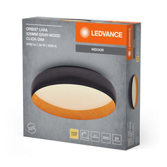 4099854284120 - Šedé LED stropní svítidlo 520 mm LIVIA, teplá bílá - Stropní svítidlo - LEDVANCE e - shop