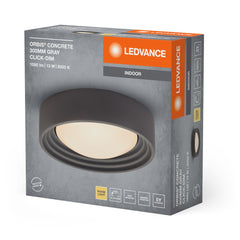 4099854278761 - Šedé stropní svítidlo 13W ORBIS 300mm, teplá bílá - Stropní svítidlo - LEDVANCE e - shop