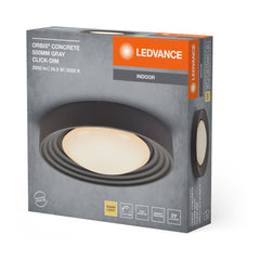 4099854278808 - Šedé stropní svítidlo 24.5W ORBIS 500mm, teplá bílá - Stropní svítidlo - LEDVANCE e - shop