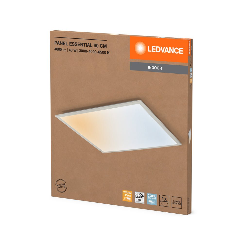 4058075845152 - Šedý panel 4W ESSENTIAL 60cm, laditelná bílá - LED Panel - LEDVANCE e - shop