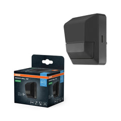 4099854454196 - Senzorové nástěnné svítidlo 180° IP55 tmavě šedé - Senzor - LEDVANCE e - shop
