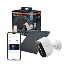 4058075850576 - SMART+ Chytrá venkovní WiFi kamera solární, bílá - Doplněk - Czechia LEDVANCE e-shop
