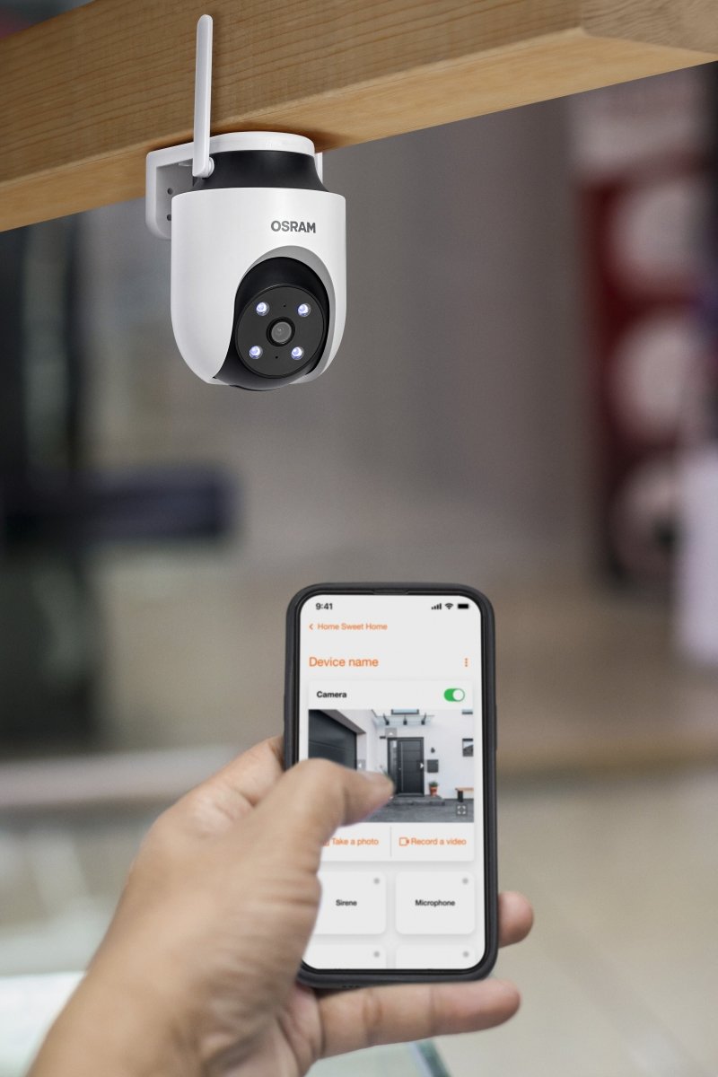 4058075850552 - SMART+ Chytrá WiFi kamera 360° venkovní, bílá - Doplněk - Czechia LEDVANCE e-shop