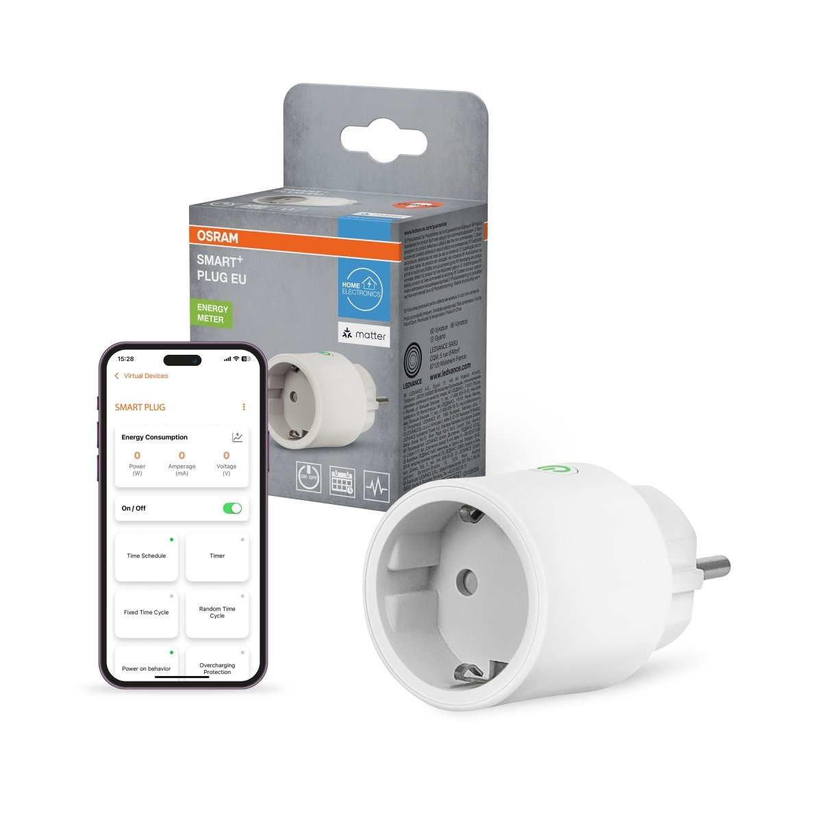 4099854419201 - SMART+ Chytrá zásuvka Matter přes WiFi Bílá - Zásuvka - Czechia LEDVANCE e-shop