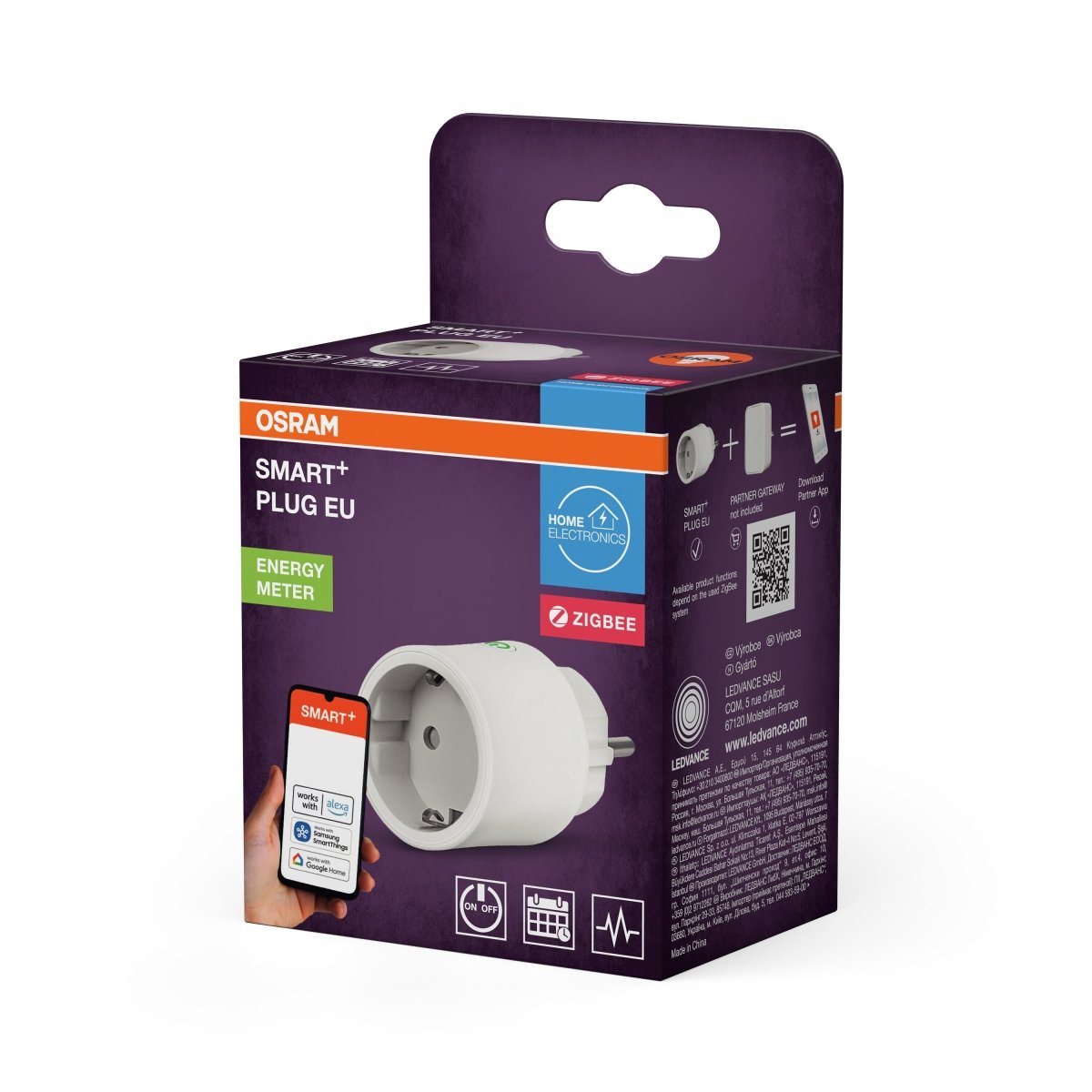 4099854419263 - SMART+ Chytrá zásuvka ZigBee Bílá - Zásuvka - Czechia LEDVANCE e-shop