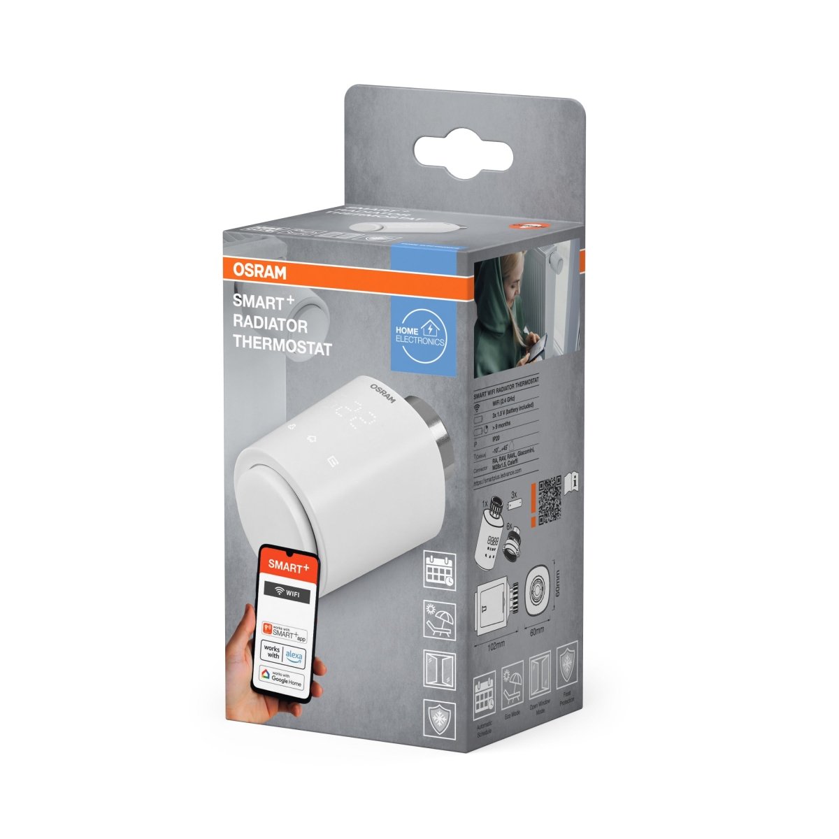 4099854418914 - SMART+ Chytrý termostat WiFi Bílá - Doplněk - Czechia LEDVANCE e-shop