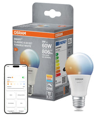 4099854528798 - Smart LED žárovka SMART+ MATTER Classic A60, 9W, Nastavitelná bílá, E27 - Czechia LEDVANCE e - shop