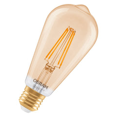 4099854530104 - Smart LED žárovka SMART+ MATTER Filament Classic Edison 53, 6W, Teplá bílá, Zlatá, E27 - Czechia LEDVANCE e - shop