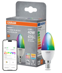 4099854461330 - Smart LED žárovka SMART+ MATTER Multicolor Classic B40, 4.9W, E14 - Czechia LEDVANCE e - shop