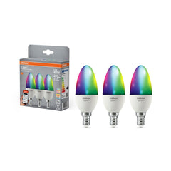 4099854529863 - Smart LED žárovka SMART+ MATTER Multicolor Classic B40, 4.9W, E14, Triple Pack - Czechia LEDVANCE e - shop