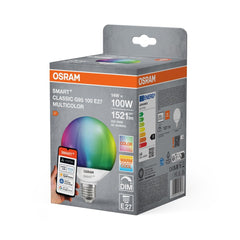 4099854462177 - Smart LED žárovka SMART+ MATTER Multicolor Classic Globe 95, 14W, E27 - Czechia LEDVANCE e - shop