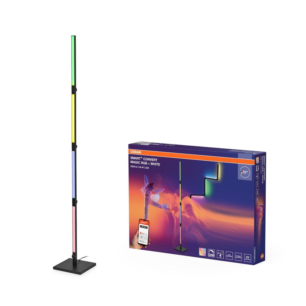 SMART Stojací lampa 24 W RGB,Teplá bílá 240 mm