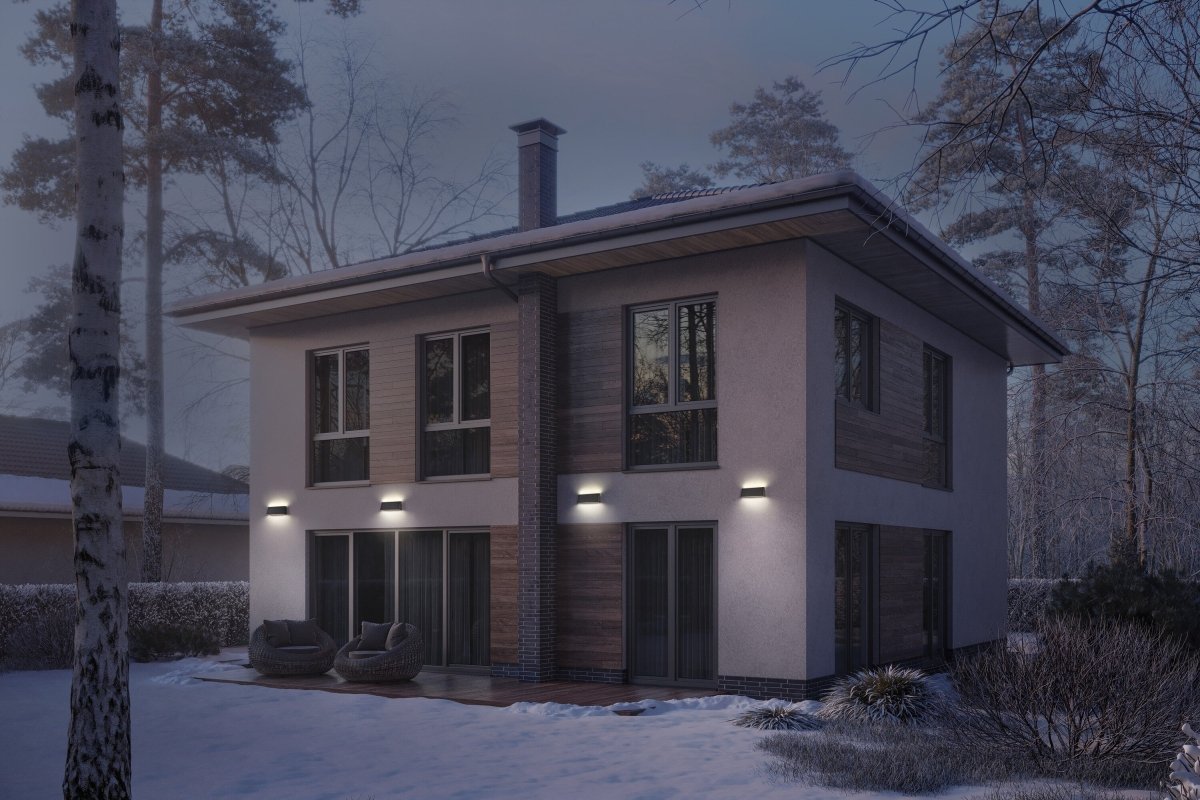 4099854415210 - Solární nástěnné svítidlo ENDURA Style Solar Daylight Updown, IP54, Tmavě šedé - Czechia LEDVANCE e - shop