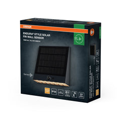 4099854415098 - Solární nástěnné svítidlo ENDURA Style Solar Fin, IP54, Tmavě šedé - Czechia LEDVANCE e - shop