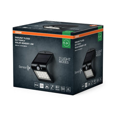 4099854429392 - Solární Reflektor ENDURA Flood Butterfly Sensor 1,5W, Studená Bílá - Solární - Czechia LEDVANCE e - shop