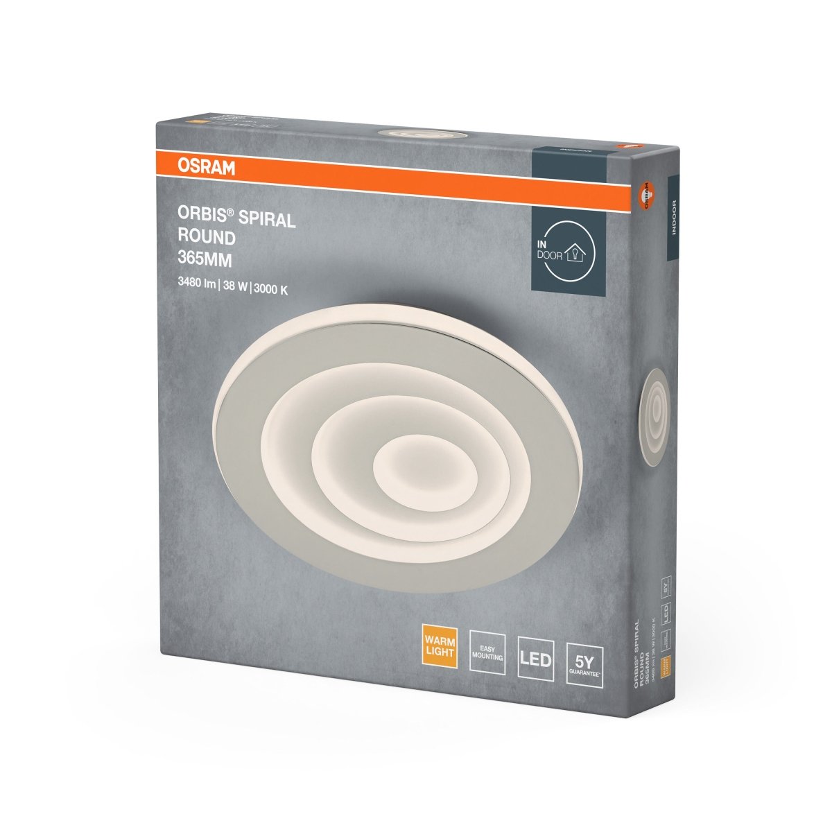 4099854450426 - Spirálové LED stropní svítidlo ORBIS 365mm, teplá bílá OSRAM - Stropní svítidlo - LEDVANCE e - shop