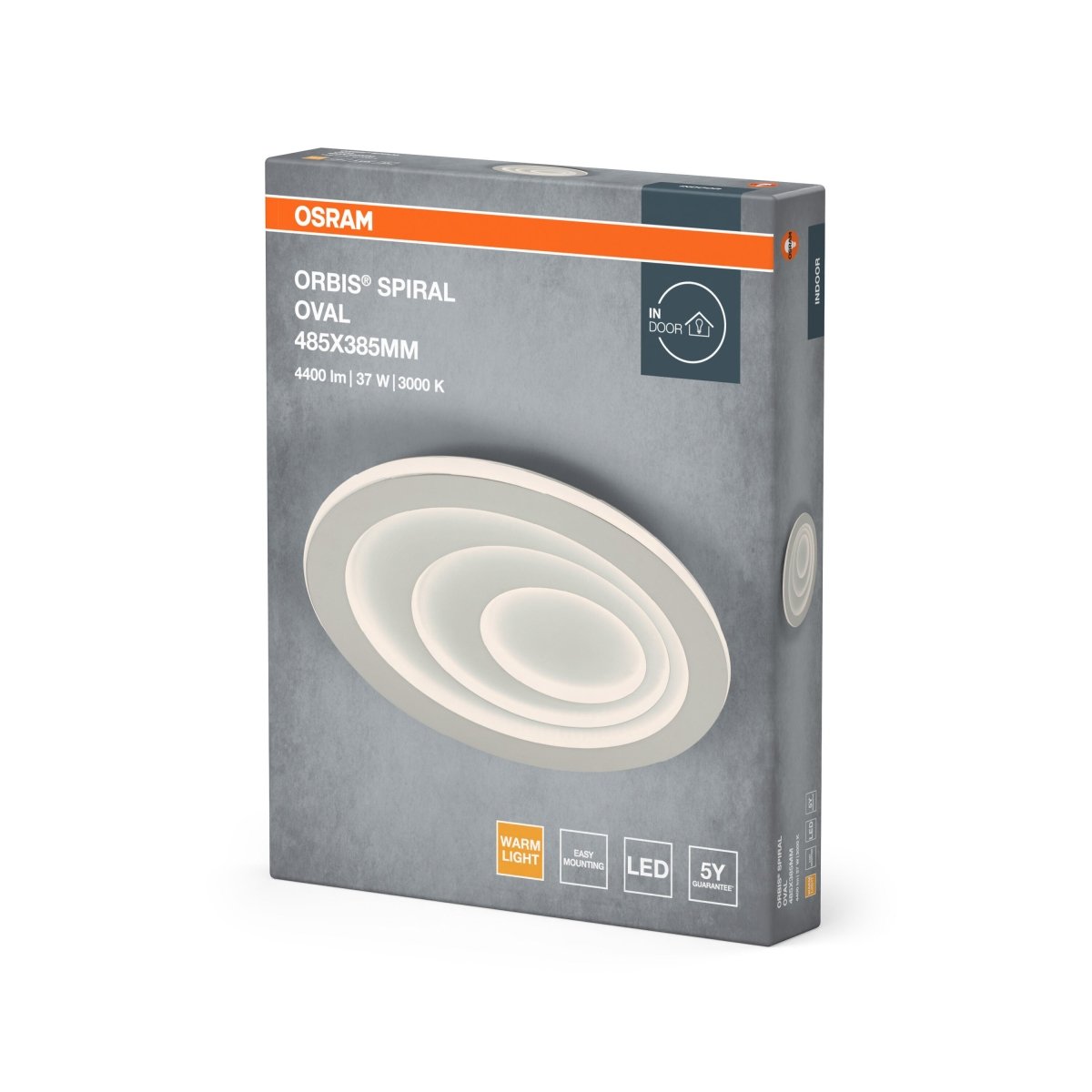 4099854450341 - Spirálové LED stropní svítidlo ORBIS 485 x 385, teplá bílá OSRAM - Stropní svítidlo - LEDVANCE e - shop